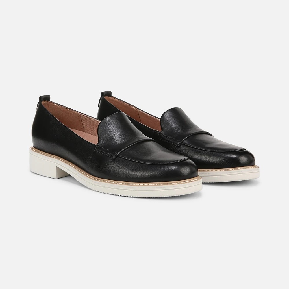 Black Leather Loafers